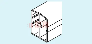 Suporte fixação para trilho de guia